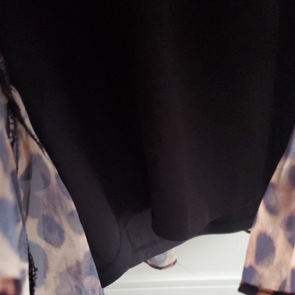 Express Animal Print Dress with Ruffles - Picture 7 of 8